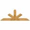 Ekena Millwork Saratoga Rough Sawn Timber Gable Bracket, Western Red Cedar, 72"W x 27"H x 2"D x 6"F, 9/12 Pitch GBW072X27X0206SAR00RWR - alternate 1